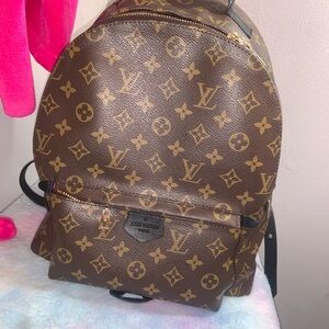 Louis Vuitton Brown and Gold Monogram Backpack
